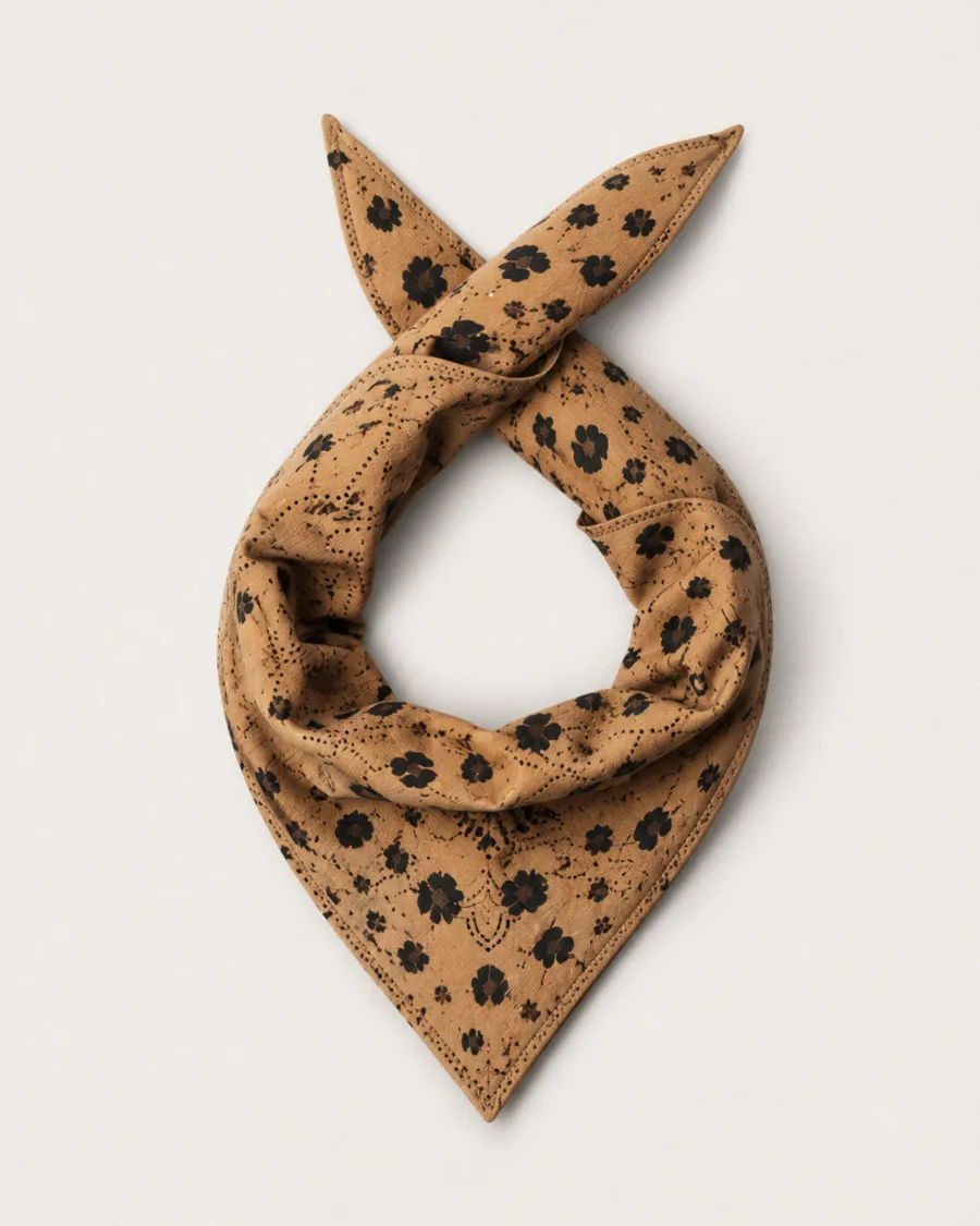 Cheetah-print trail bandana