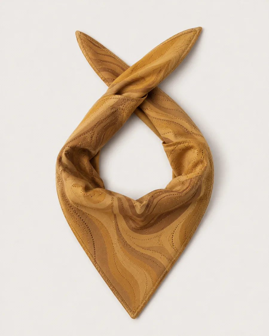 Lion-print trail bandana